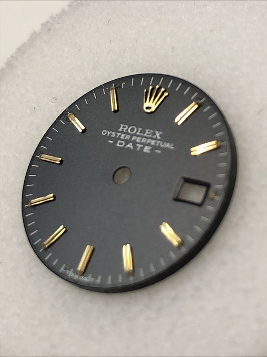 Rare Rolex Lady Date 26mm Black Matte Stick Dial Part-6917-69173