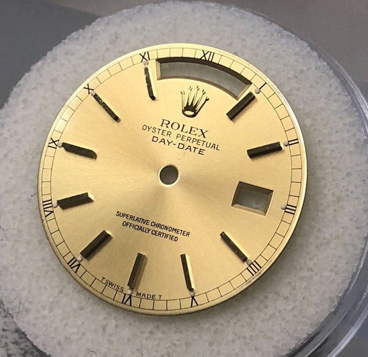 Factory Rolex President Day-Date 36mm Day-Date Champagne Stick Dial-18038,18238