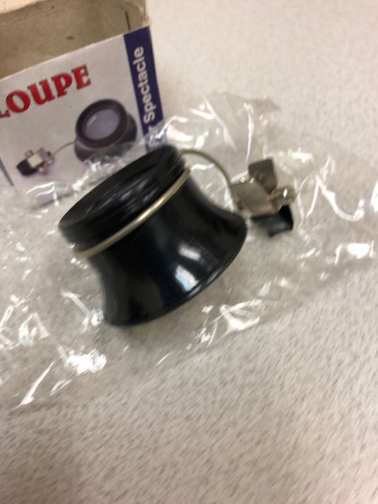 Brand New Black Magnifying Loupe 5x Zoom For Spectacles