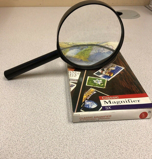 Brand New 3x Zoom Power Classic Magnifier 4'' Diameter