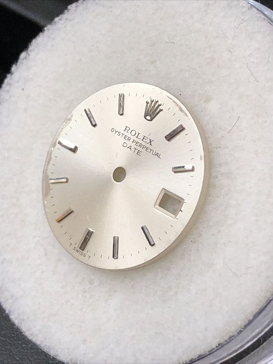 100% Original Rolex Lady Date 26mm Silver Hour Stick Dial Part-T Swiss T-6917