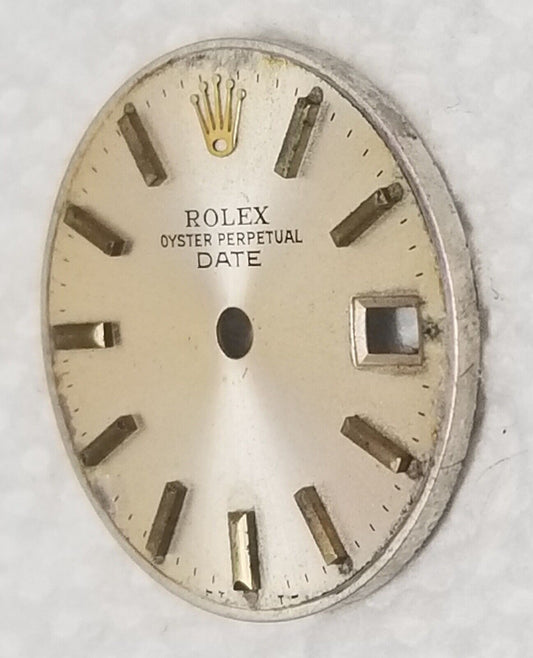 original rolex lady date silver stick hour marker-T Swiss T-6917,69173