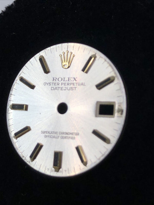 Rolex Lady Datejust 26mm Silver Dial Black Stick Dial Part-T Swiss T-6919-69173