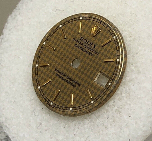 Rolex Rare Vintage Lady Datejust Pattern Dial Part-T Swiss T-6917-69173-69178