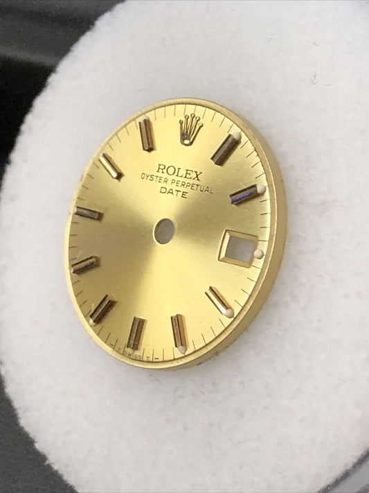 Original Rolex Lady Date 26mm Champagne Dial Black Stick Marker-T Swiss T-6917