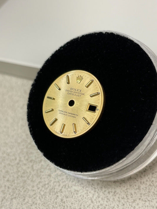 Genuine Rolex Lady Datejust 26mm Champagne Stick Dial-T Swiss Made T-6917-69173