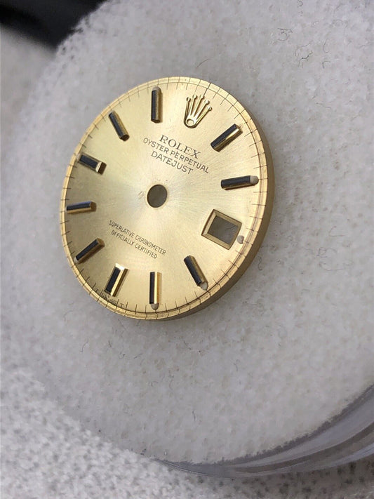 Rolex Lady Datejust 26mm Champagne Stick Dial Part-T Swiss T-69173-6917-69178