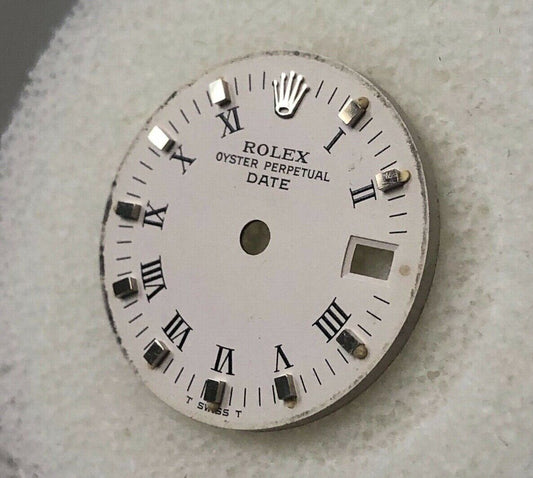 Rolex Lady Date 26mm Matte White Dial Silver Roman Numeral T Swiss T 6917,69174