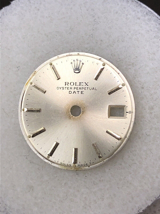 Rolex Lady Date 26mm Silver Stick Hour Dial Part T Swiss Made T-6917