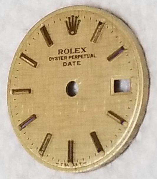 Rolex Lady Date Linen Champagne Stick Marker Dial-T Swiss T-6917,69173,69178