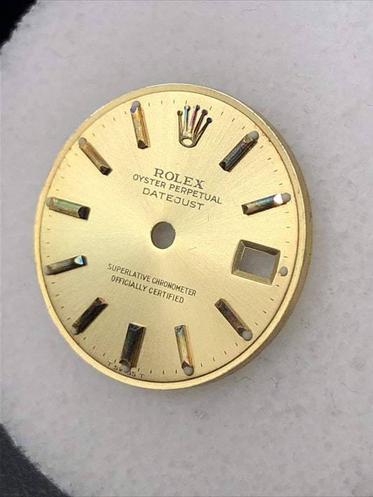 Rolex Lady Datejust 26mm Champagne Stick Marker Dial Part-T Swiss T-6917-69173