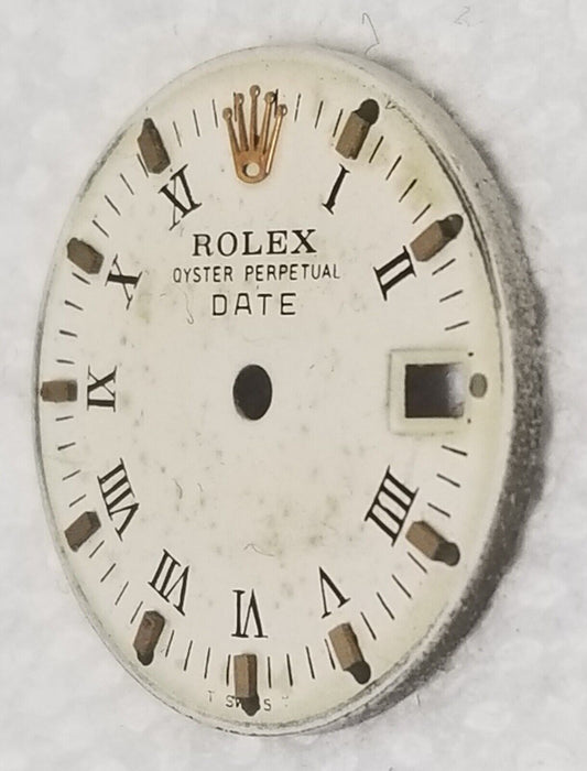 Original Rolex Lady Date White Roman Hour Mark Dial Part-Swiss-6900-6917