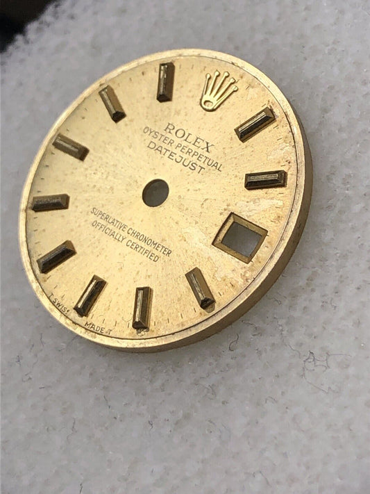 Rolex Lady Datejust Champagne Stick Dial Part-T Swiss Made T-69178-6917-69173